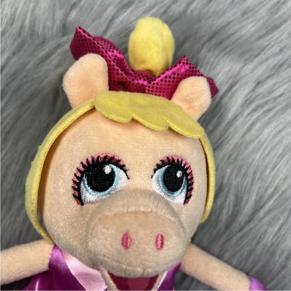 Disney Jr Muppet Babies Miss Piggy 9” Plush Stuffed Animal - Picture 10 of 11